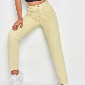 Pale Yellow Jeans